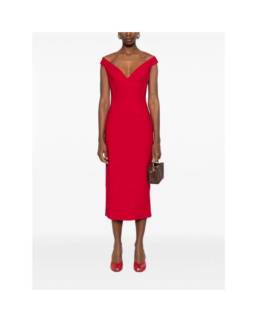 Solace London Red Party Dresses