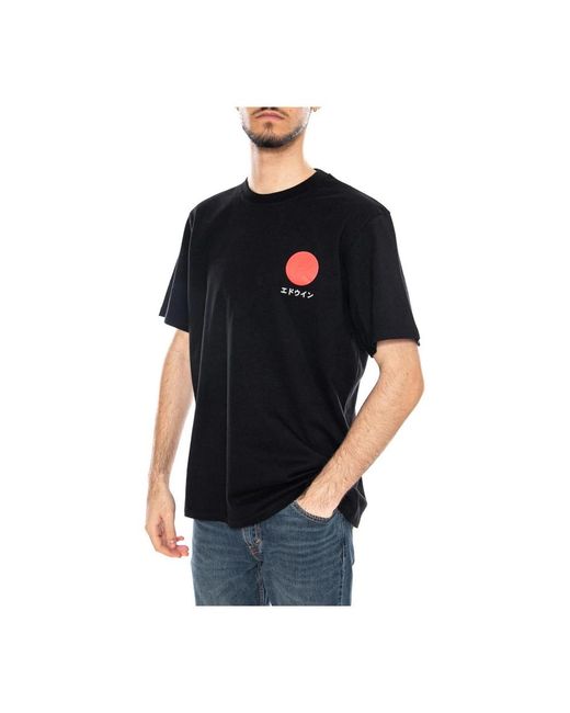 T-Shirts Edwin de hombre de color Black