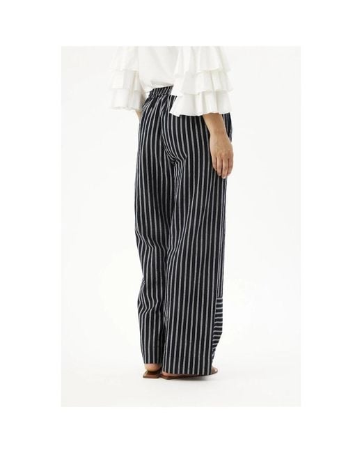 iN FRONT Gray Wide Trousers
