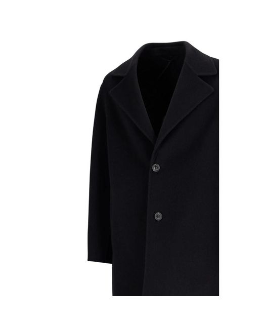Lardini Black Single-Breasted Coats for men