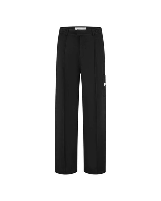 Croyez Broeken ,Zwart ,Katoen Etiquette Straight Chino in het Black voor heren