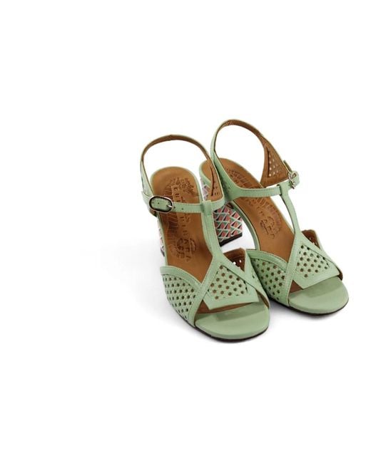 Chie Mihara Green High Heel Sandals