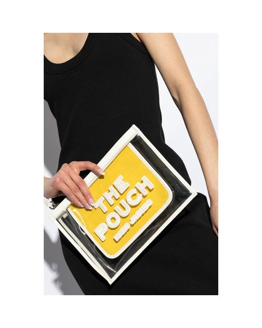 Marc Jacobs Metallic Clutch 'the pouch'