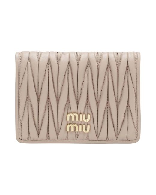 Miu Miu Metallic Wallets & Cardholders