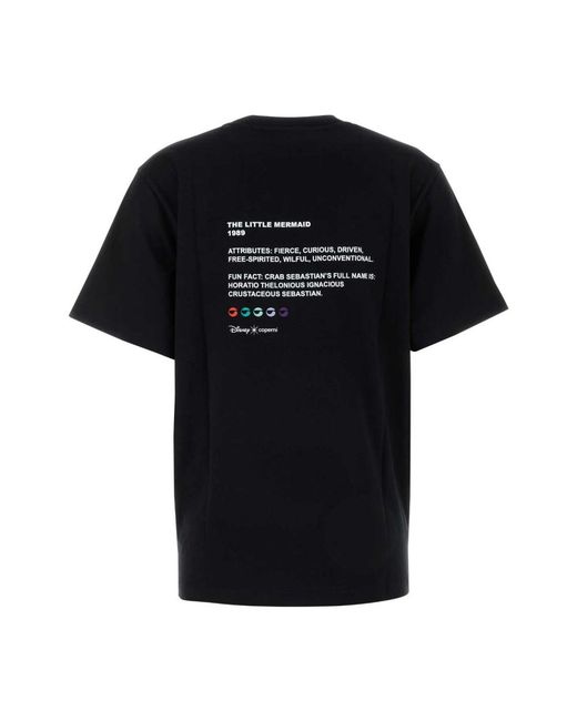Coperni Tops ,Zwart ,Katoen Ariel T-Shirt in het Black