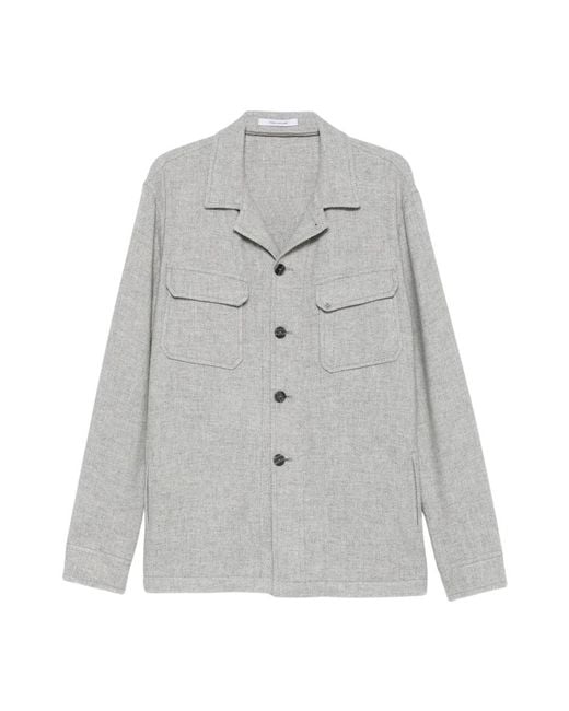Tagliatore Gray Light Jackets for men