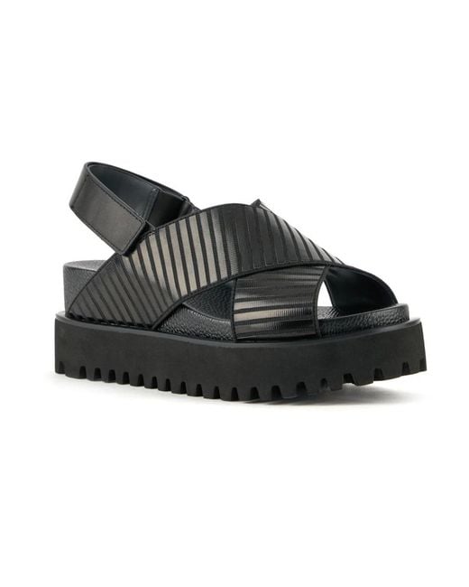 United Nude Black Wedges