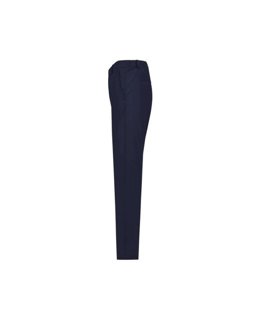 DUNO Blue Slim-Fit Trousers for men
