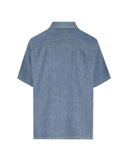 Céline Blue Denim Shirts for men