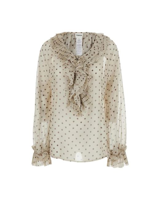 P.A.R.O.S.H. Pallina Blouse in het Natural