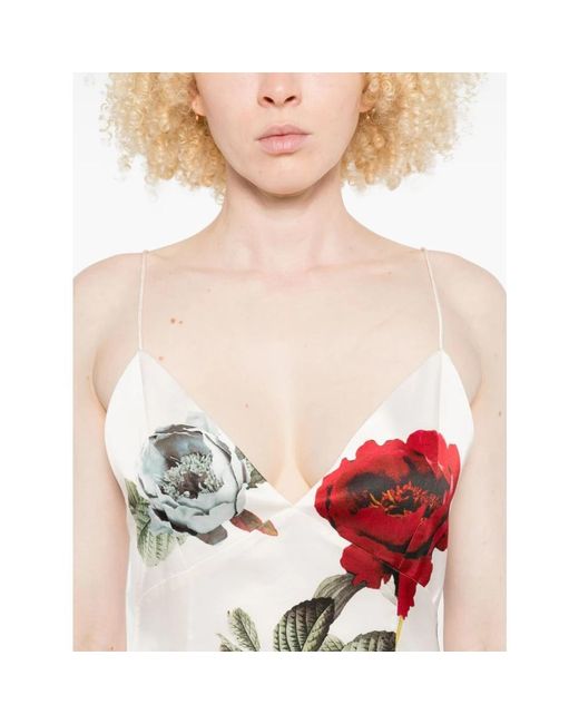 Alice + Olivia Midi Dresses in het White