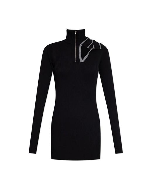 Y. Project Knitted Dresses in het Black