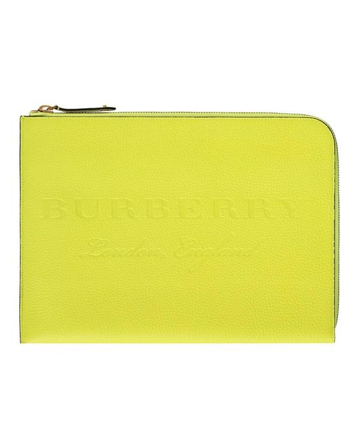 Clutches Burberry de hombre de color Yellow