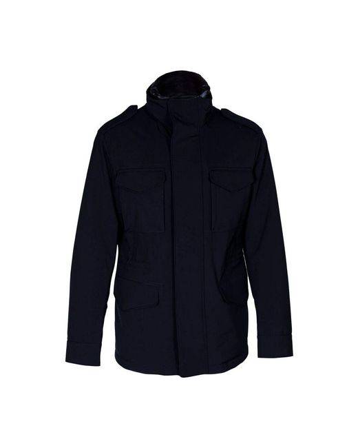 Montecore Puffer field jacket mit abnehmbarem kragen in Blue für Herren