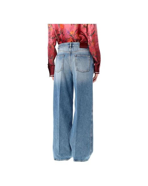 Gucci Blue Wide Jeans