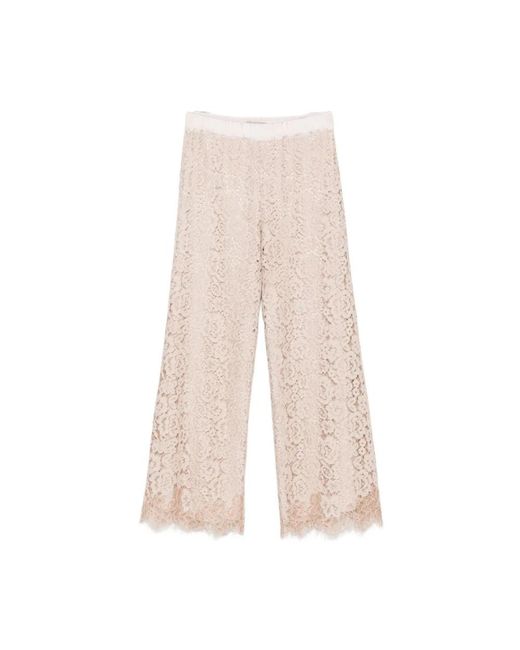 D.exterior Natural Wide Trousers