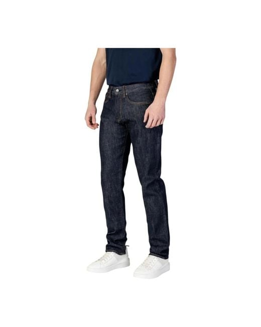 ARMANI EXCHANGE Blue Slim-Fit Jeans for men