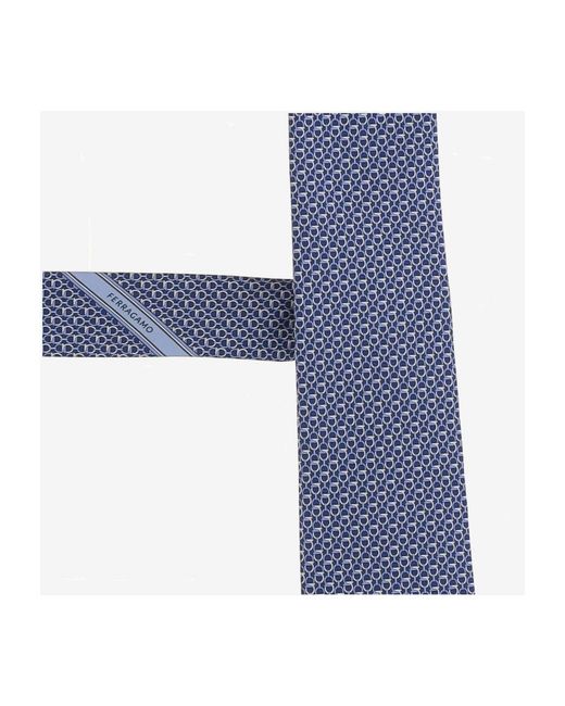 Ferragamo Blue Ties for men