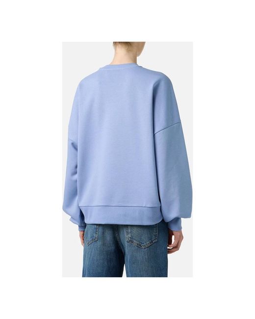 Iceberg Hoodies & Sweatvesten ,Blauw ,Regular Fit Sweatshirt in het Blue