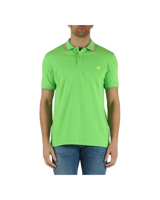 Peuterey Green Polo Shirts for men