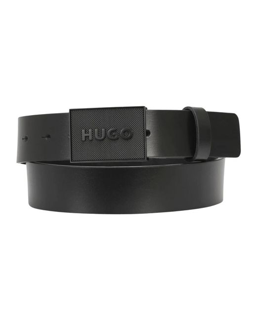 HUGO Black Belts for men