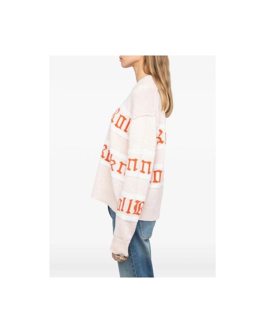 Zadig & Voltaire Pink Round-Neck Knitwear