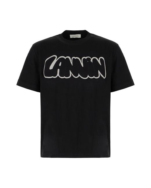 T-Shirts Lanvin de hombre de color Black
