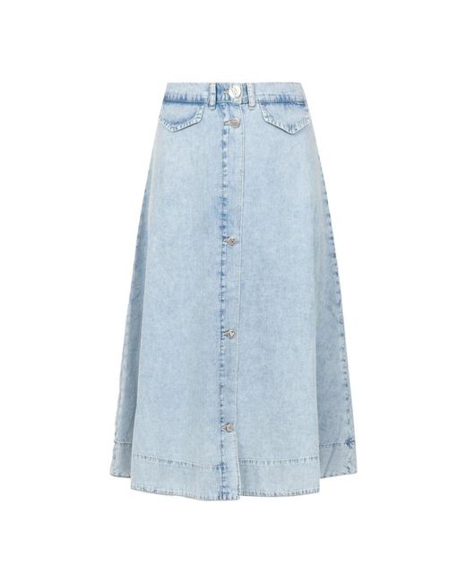 Moschino Blue Denim Skirts