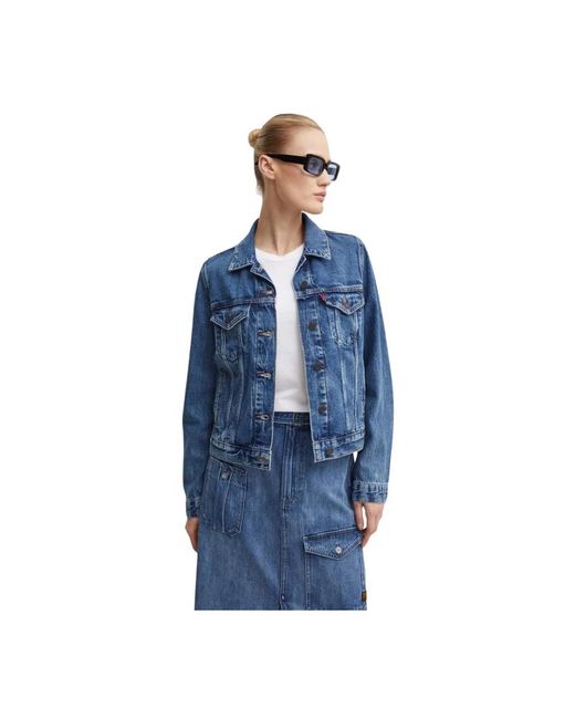 Levi's Denim Jacket in het Blue