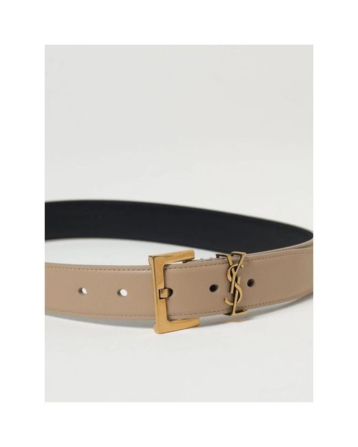 Saint Laurent Natural Belts