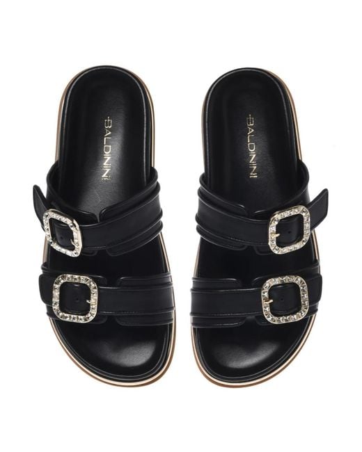 Baldinini Black Sliders