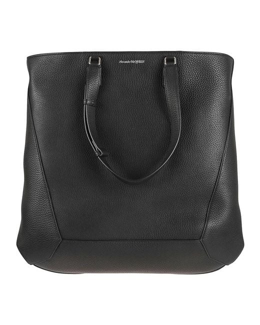 Alexander McQueen Tote Bags in het Black voor heren