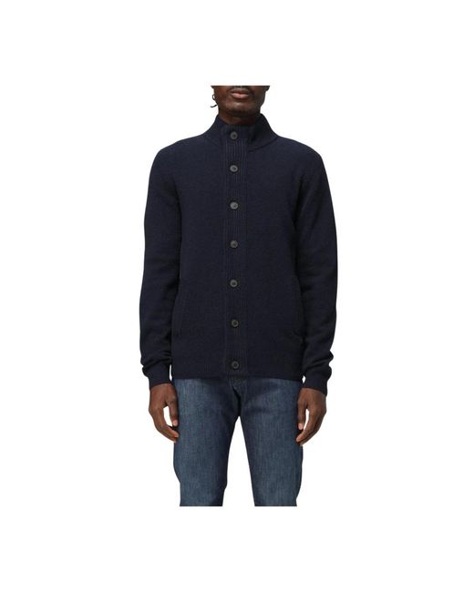 Cardigans Barbour de hombre de color Blue