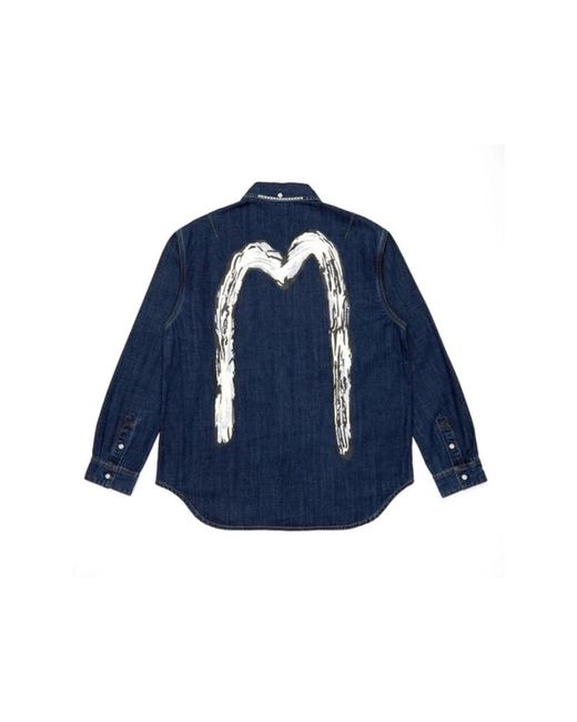 Denim Jackets Evisu de hombre de color Blue