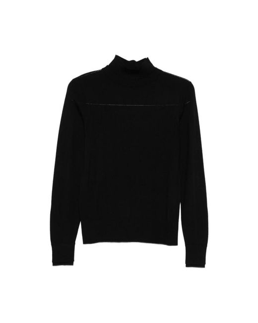 Turtlenecks Seventy de color Black