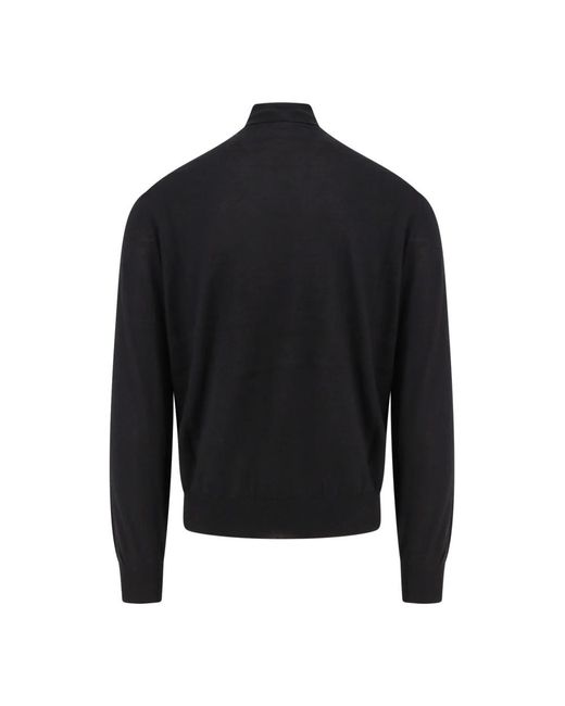 Cashmere Knitwear Brunello Cucinelli de hombre de color Black