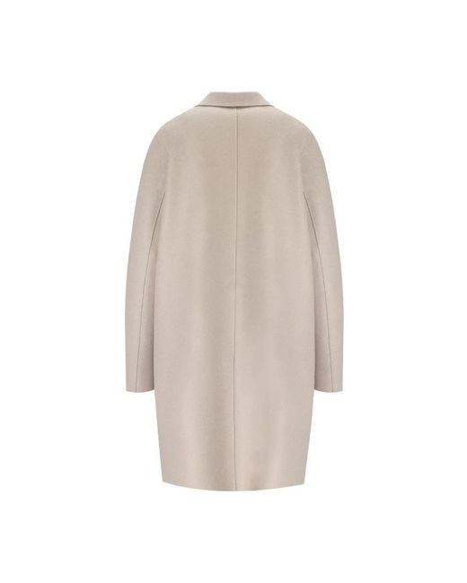 Harris Wharf London Natural Single-Breasted Coats