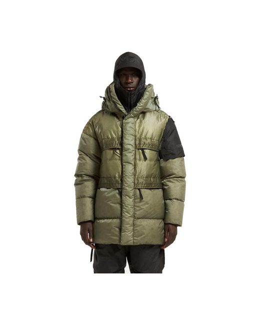 NEMEN Green Down Jackets for men