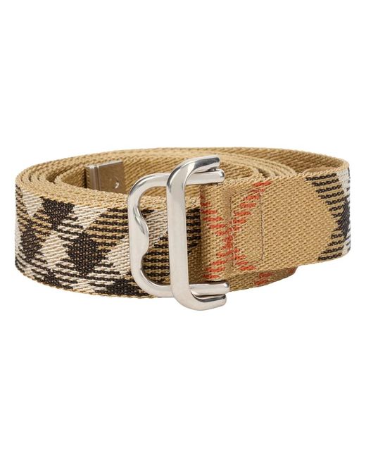 Belts Burberry de hombre de color Natural