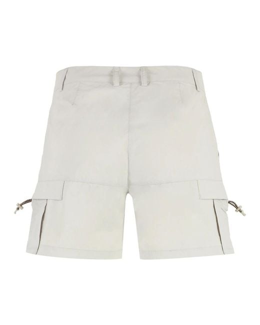 K-Way White Short Shorts