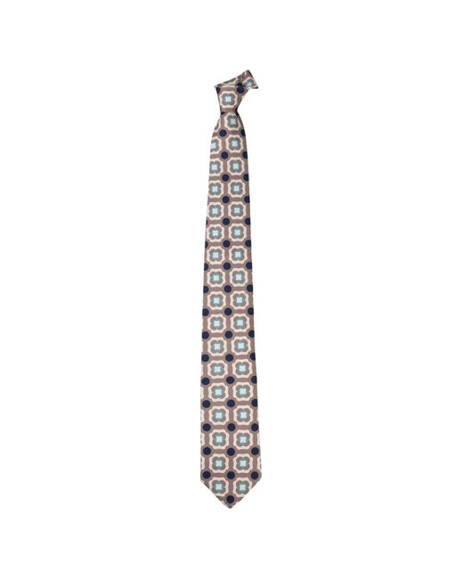 Ties di Luigi Borrelli Napoli in White da Uomo