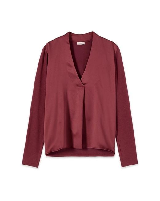Blouses Oltre en coloris Red