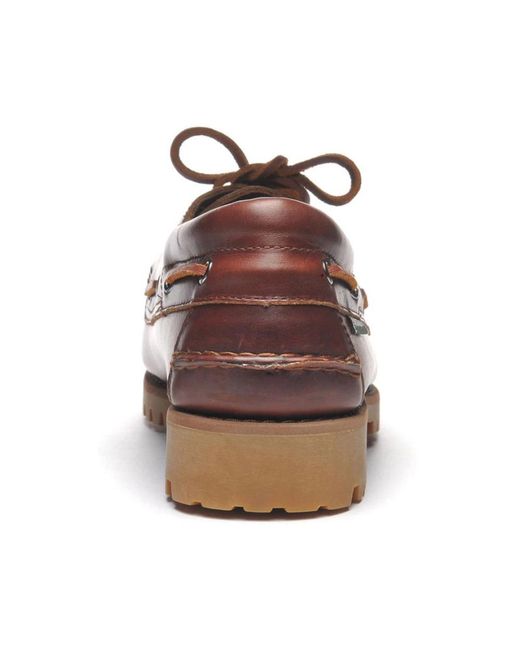 Sebago Leder loafers in Brown für Herren