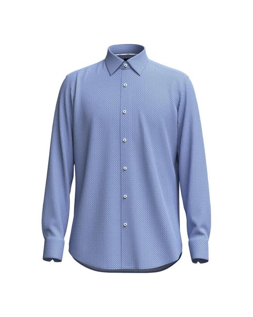 Boss Blue Casual Shirts for men