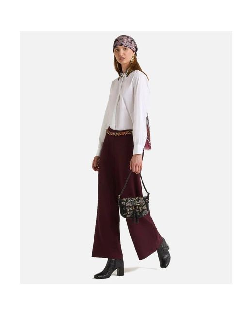 Maliparmi Pantalone Cady in het Purple