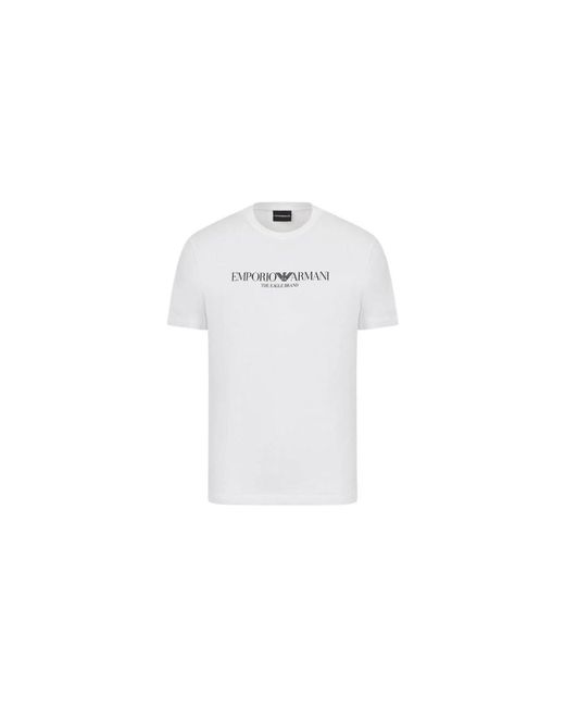 Emporio Armani White T-Shirts for men