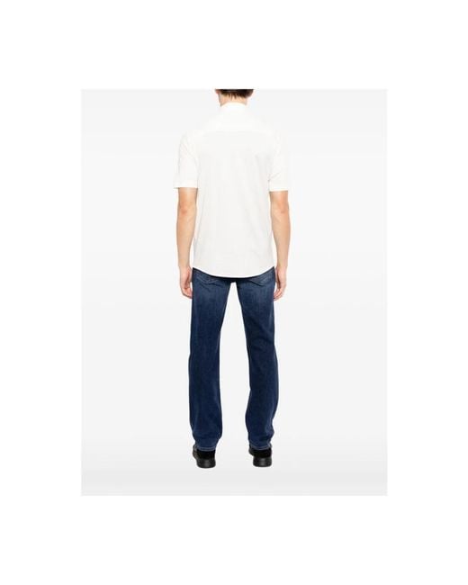 Emporio Armani White Polo Shirts for men