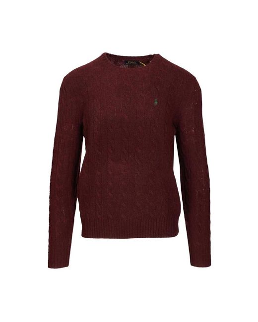 Polo Ralph Lauren Purple Round-Neck Knitwear for men