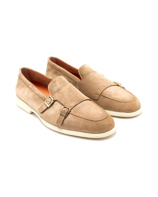 Santoni Natural Loafers for men