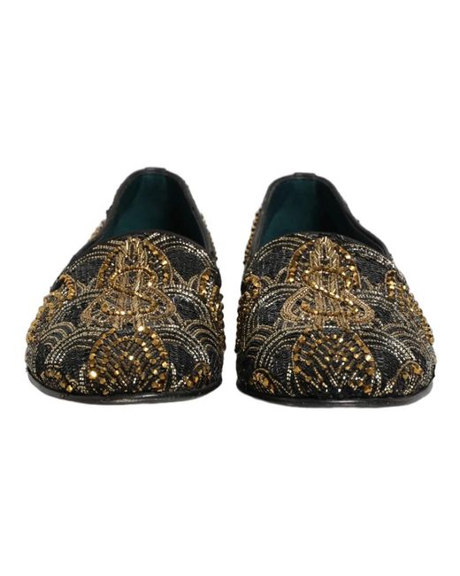 Dolce & Gabbana Black Loafers for men
